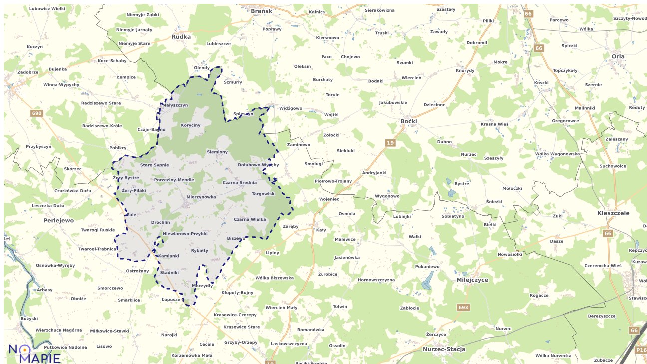 Mapa wyborów do sejmu Grodzisk